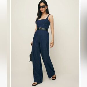 REFORMATION Melody Denim Jumpsuit | 12